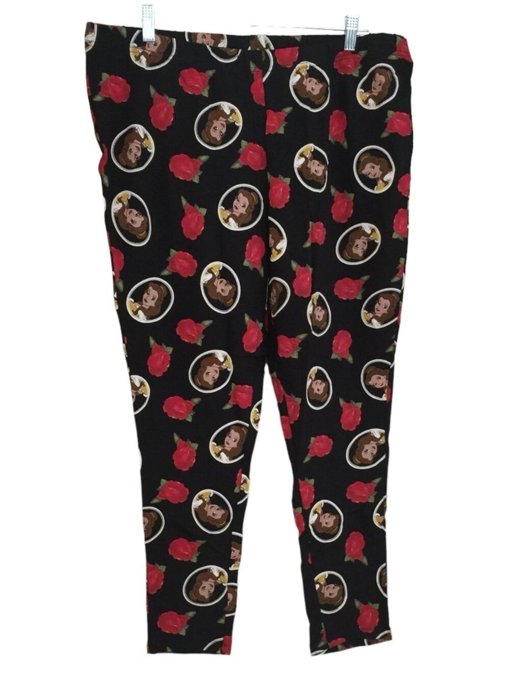 TORRID x DISNEY Ladies 3 Classic Belle Roses Leggings Beauty & the Beast